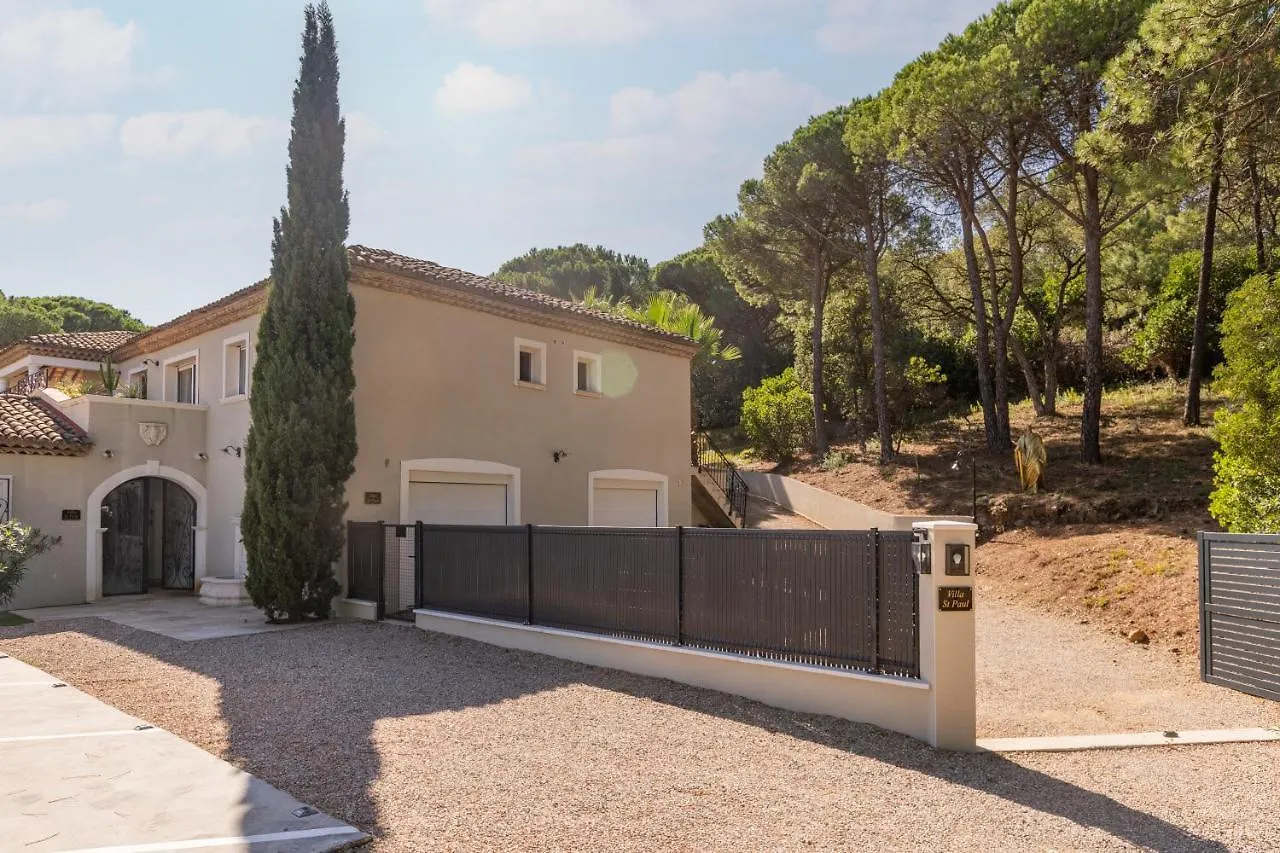 Magnifique Villa A 100 M Plage Climatisation Vue Mer Exceptionnelle Sainte-Maxime France