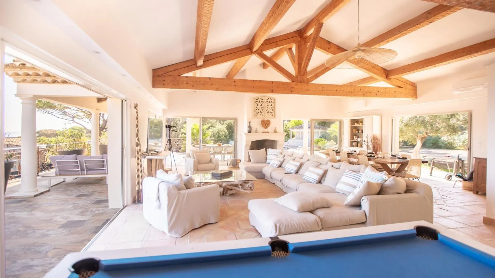Magnifique Villa A 100 M Plage Climatisation Vue Mer Exceptionnelle Sainte-Maxime