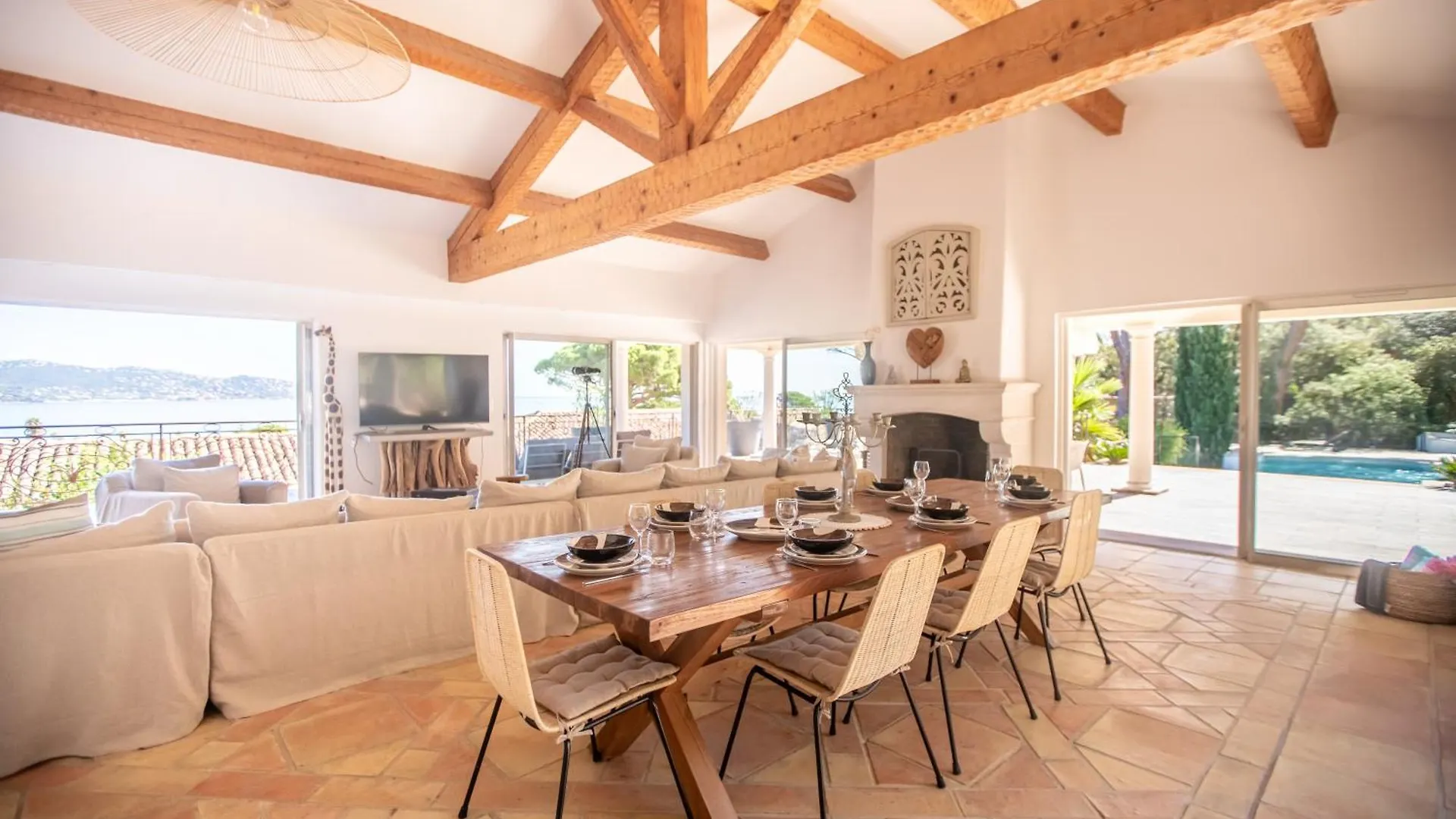 Magnifique Villa A 100 M Plage Climatisation Vue Mer Exceptionnelle Sainte-Maxime 0*,